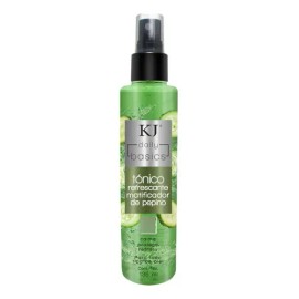 KJ Tónico Facial Refrescante y Matificador con Pepino, Todo Tipo de Piel