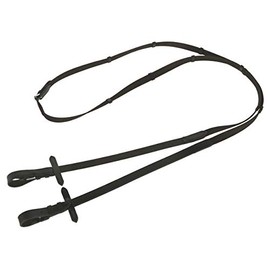 Covalliero Kerbl 3222116 Antislip Rubber Reins Full 20 mm Black/Brown