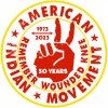 3.5" Weatherproof Sticker: 50 Years WOUNDED KNEE
