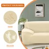 FIGOOO High Stretch Sofa Covers 2 Seater Sofa Slipcover Universal