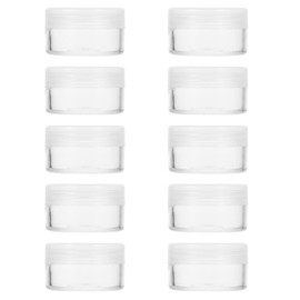 Hemobllo Watch Parts Storage Box - 10 Pcs Watch Parts Box Plastic Storage Containers Box Clear Mini Round Boxes for Watch Parts Screws Watch Repair Tool, Diameter 30mm, Height 16mm