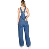 Lana Roux 90s Retro Dungaree Utility Denim Twill Jumpsuit Overalls