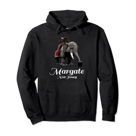 Margate New Jersey - Lucy the Elephant Pullover Hoodie