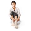 Silk Hospitality Skin Side Silk Open Toe Socks - Silk