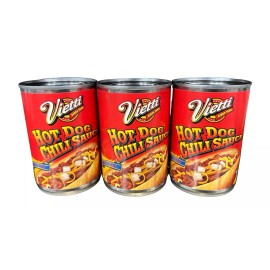 Vetti Vietti Fat Free Hot Dog Chili Sauce 10 oz 3 pack