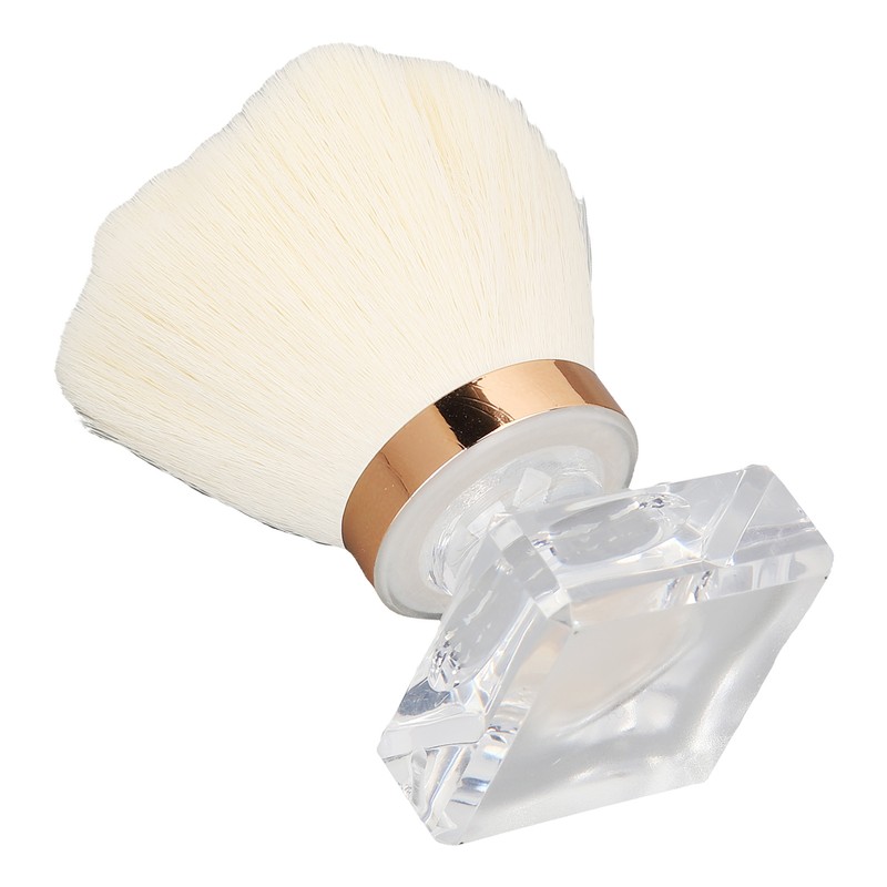Nail Art Dust Powder Cleaner Brush Soft Bristles Comfortable Grip