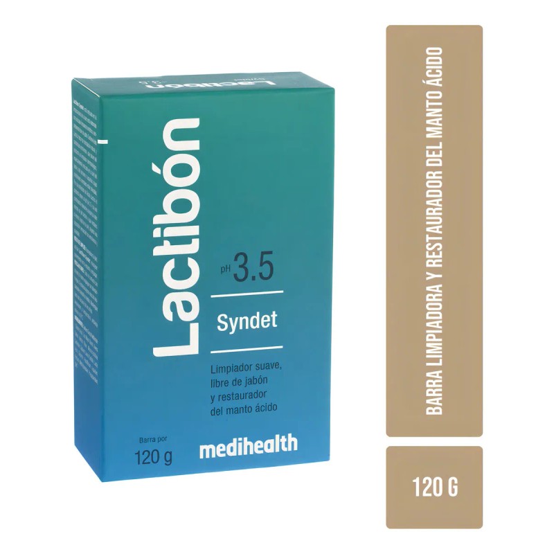 Lactibón Barra Dermolimpiador Facial Limpieza Suave Ph 3.5 120 Gr