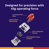 Glorious Fox Linear Mechanical Switches for Mechanical Keyboards: 110 PCS,