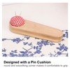 Quilters Clapper Pin Cushion Design Smoothing Wood Easy Operation Hardwood