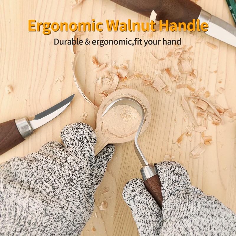 Wood Carving Tools Set - Wood Carving Knife Kit for