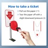 Take a Number System Ticket Machine Ticket Dispenser with Stand