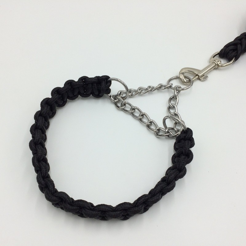 Braided Chalk Collar Harness Lead (DauStage) Small Dogs, Medium Dogs,