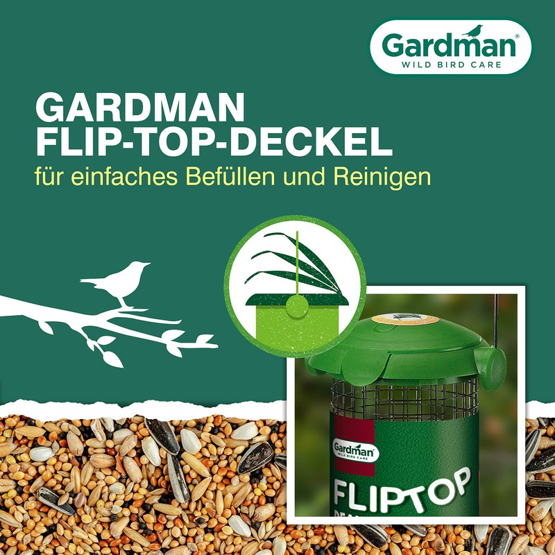 Gardman A01231 10 x 8.5 x 28 cm Flip Top