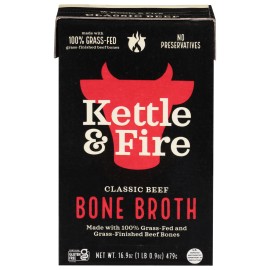 Kettle And Fire Broth Beef Bone 16.9 FO (Pack Of 6)