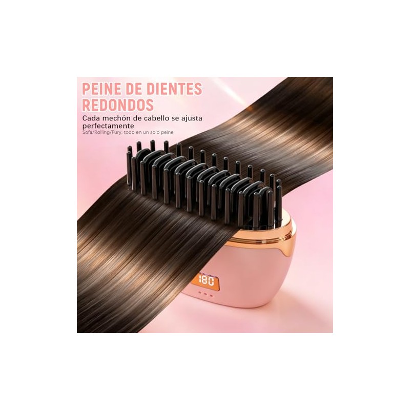 NAYOOH Mini Peine Alisador de Cabello, Peine Alisador Regalo Mujer
