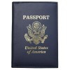 kelvinrolenleathercollection USA Genuine Leather Passport Cover Travel Document Holder ID
