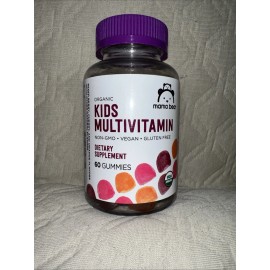 Mama Bear Organic Kids Multivitamin, 60 Gummies, 1 Month Supply