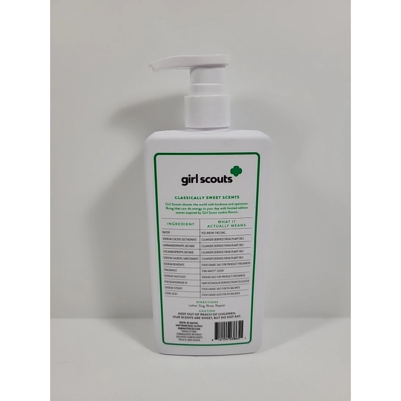 Native Limited Edition Girl Scouts Thin Mints Cookie Shampoo -