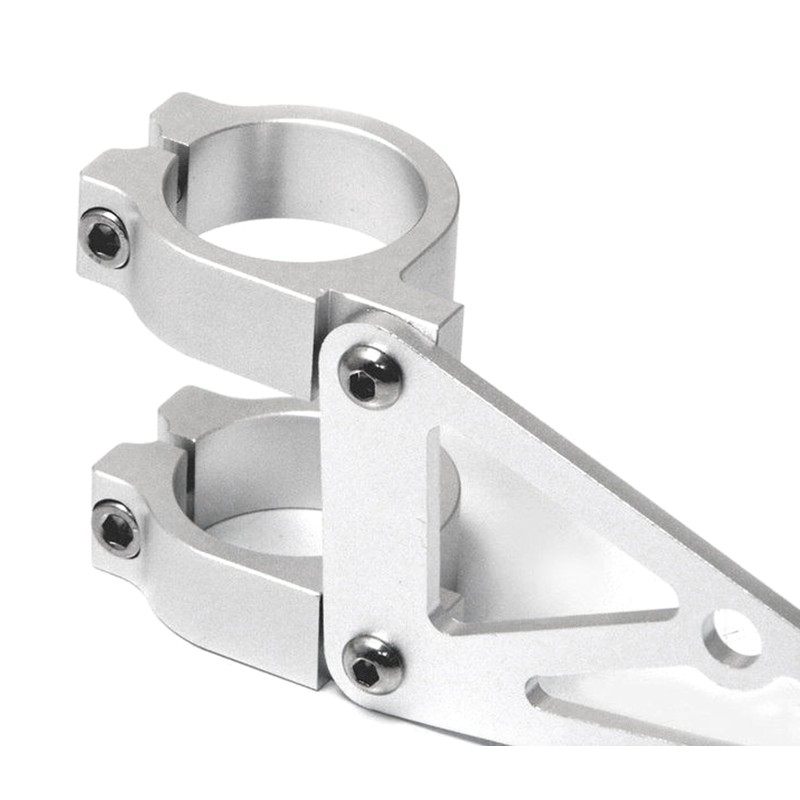 High Quality 39mm CNC Brushed Aluminium Fork Mounted Motorcycle Motorbike