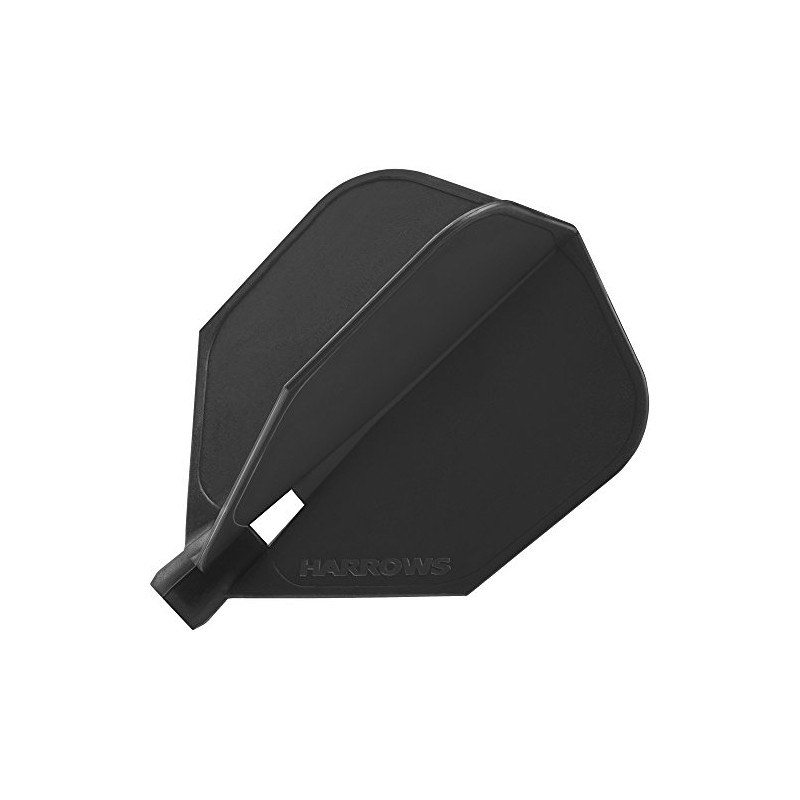 Harrows Clic Flights - Reinforced Edge - Shape - Black