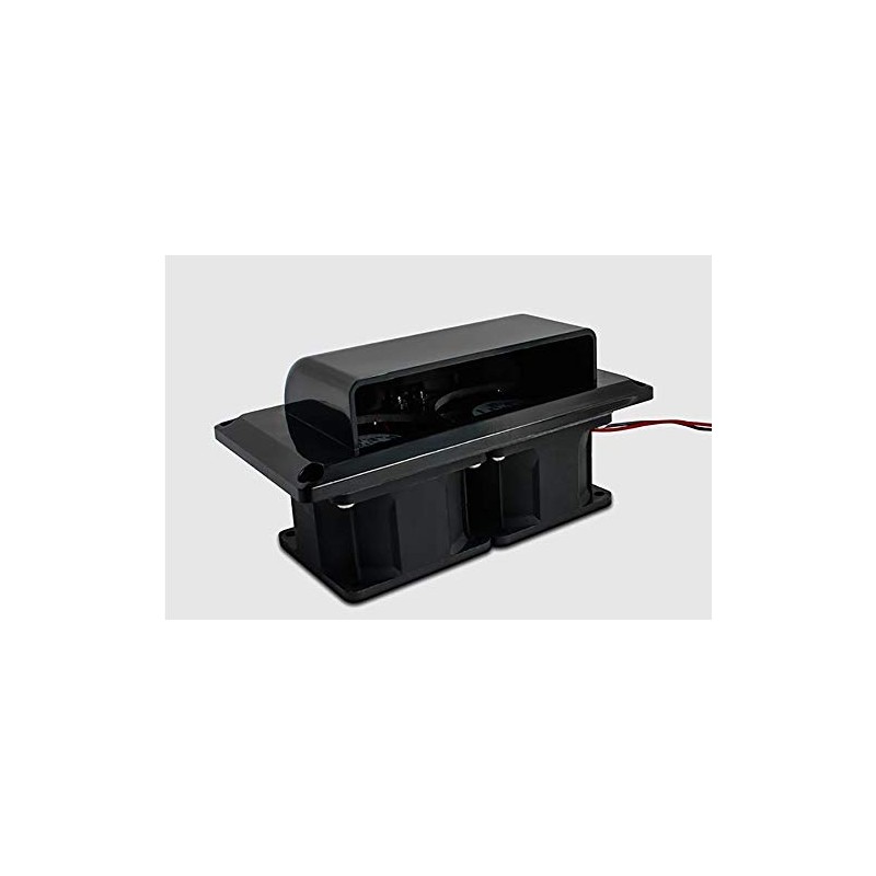 MACHSWON 12V vehicle side mounted exhaust fan (black) RV camper