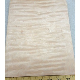 Movingui Figured Dyed Rose Color Composite Wood Veneer 7.75" x 9.75" raw Veneer