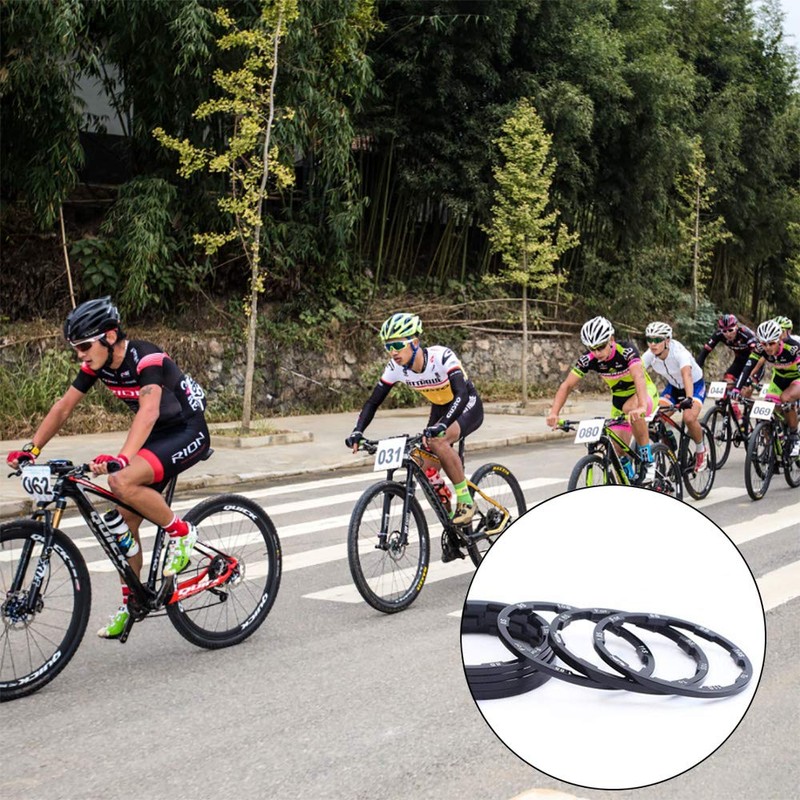 AOTISBAO 3 Pcs Bicycle Freewheel Washer Cassette Lightweight Aluminium Alloy