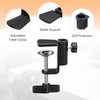 MECCANIXITY 4Pcs C-Shape Desk Table Clamps Universal Mount Stand Adjustable