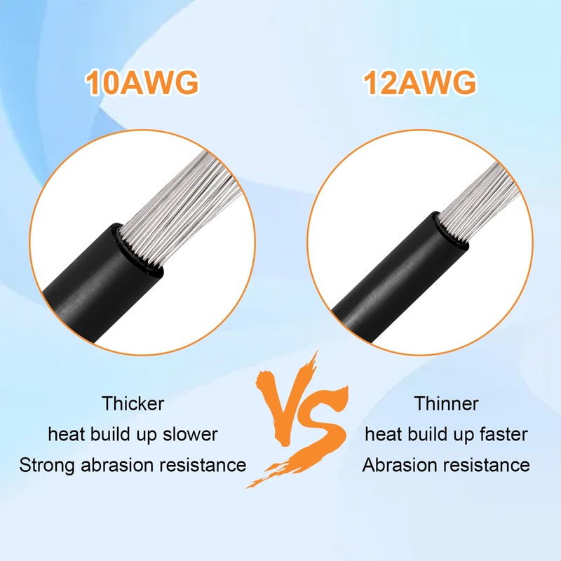 10AWG 50FT XT60 Solar Extension Cable 2 3 6 10