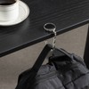 kwmobile Table Handbag Holder Hooks – 2 x Foldable Non-Slip