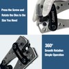 Battery Cable Lug Crimper - Heavy-Duty Wire Crimper for AWG