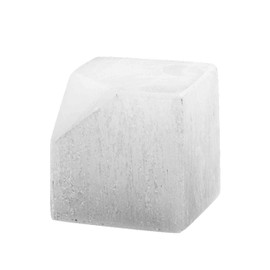 NKlaus Selenite Cube 5 x 5 cm - Healing Stone for Energy Work, Reiki & Spiritual Cleansing, Ideal for Chakra Harmonisation, Meditation & Feng Shui