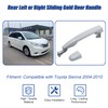 FZJDSD Rear Left or Right Side White Sliding Door Handle