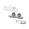 Oventrop Bathroom Radiator Accessory Set (Including 'Uni SH' Thermostatic Head