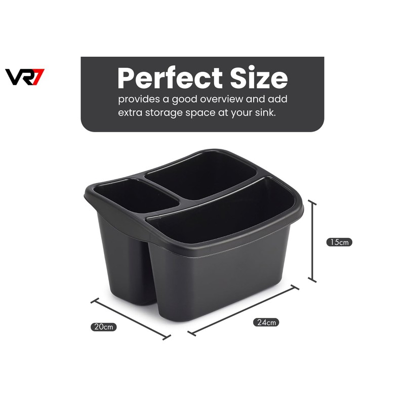 VR7 Sink Organiser Kitchen Sink Cleaning Caddy Organiser Washing up