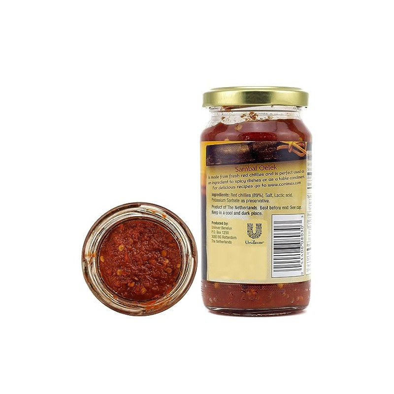 Conimex Sambal Oelek (Hot Chilli Paste) (6 oz)