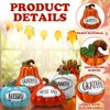 Bucherry Set of 4 Pumpkins Fall Table Decor for Home
