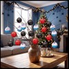 Spider Ball Ornaments 24PCS 2.4in Shatterproof Hanging Decor