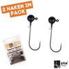 Zite Fishing Tungsten Jig Hook Set, Lead-Free Jig Heads with