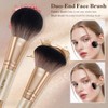 Set de Brochas de Maquillaje 6 Piezas Doble Punta, 12