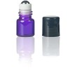 1/4 Dram (1 ml) Purple Sample Vial with Stainless Steel
