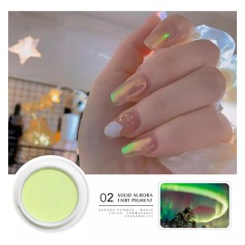 Obp Polvo Para Uñas Efecto Aurora Económico Decoración +aplicado
