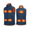 uupalee Men's Heated Vest Outdoor Lightweight Warm Heating Clothing with