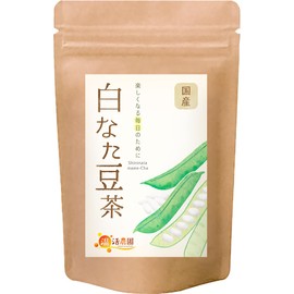[Onkatsu Farm] Shironata White Soybean Tea - Non-Caffeinated - 30 Count Pyramid Tea Bags - Japanese Tea Made In Japan