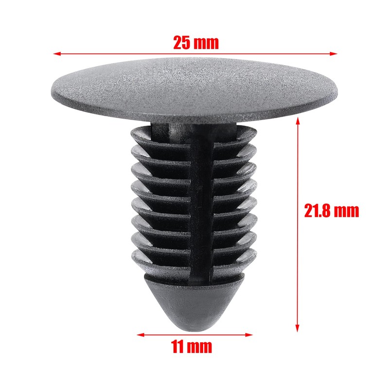 OAUTOO 25pcs 3/8" Hole Bumper Cover Radiator Apron Panel Retainer