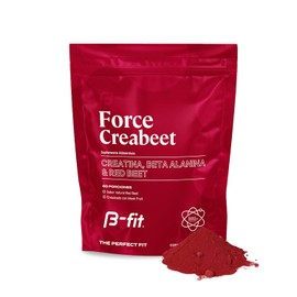 B-FIT B Creabeet - Creatina Monohidratada Pura en Polvo - Sabor Natural Red Beet - 60 Servicios 480 gr - 2 Meses de Suministro - Pre Entreno Ideal Pre Workout - Suplemento Deportivo