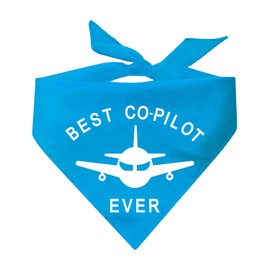 Best Co-Pilot Ever Dog Bandana (Assorted Colors)