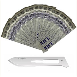 10 x NICE No.13 Sterile Carbon Steel CS13 Surgical Blades