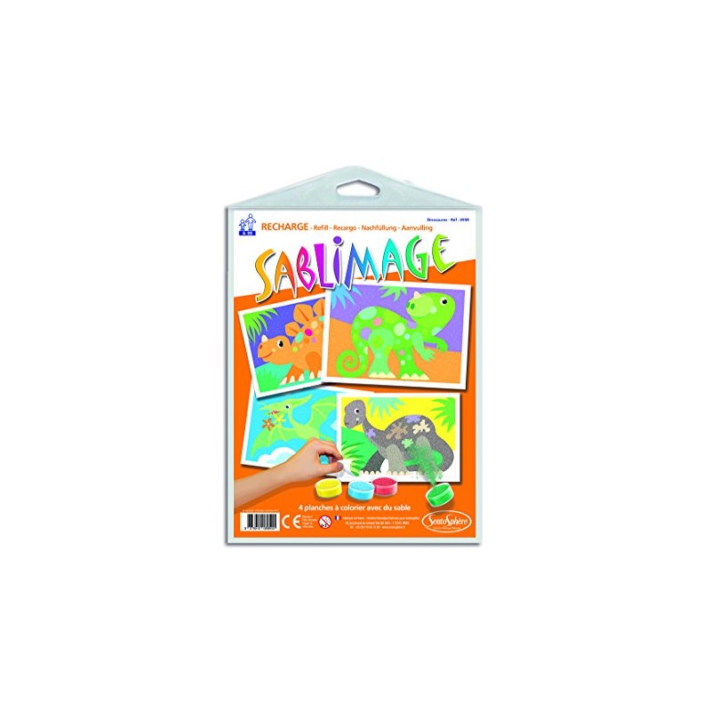 Sentosphère 895R Refill Sand Sand Sphere Dinosaurs