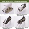 HCHYEY Dog Recovery Suit, Humanized Dog Surgery Recovery Suit for